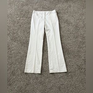 Worthington White Pinstripe Wide Leg Dress Pants